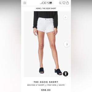 Joes Jeans The Ozzy 4” Cut Off Short